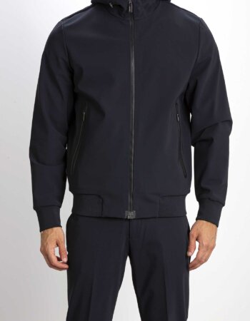 RRD-GIUBBINO WINTER THERMO HOOD UOMO-RRDWES009 BLUEBLACK