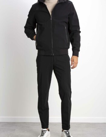 RRD-GIUBBINO WINTER THERMO HOOD UOMO-RRDWES009 NERO