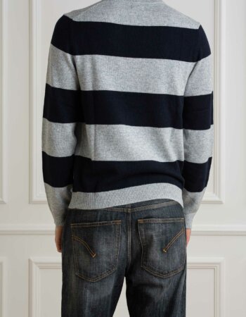 SUN68-FELPA ROUND STRIPES WARM-SNK44181 GRIGIO