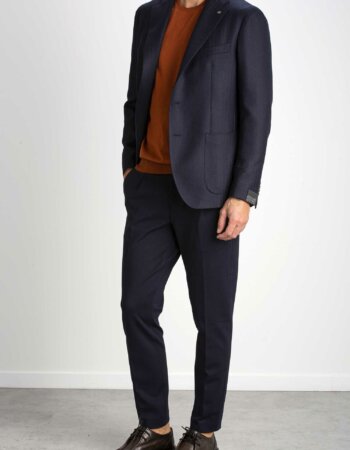 TAGLIATORE-GIACCA UOMO 100% LANA-TA1SMC22K160023 BLU