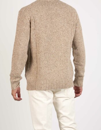 TAGLIATORE-MAGLIA "BOTTONATO"-TAGAGEPWI23 BEIGE