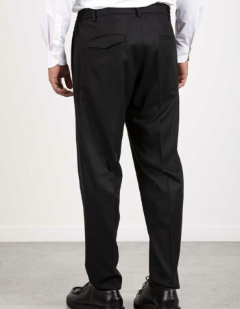 TAGLIATORE-PANTALONE UOMO IN LANA-TAGARCON550042 NERO