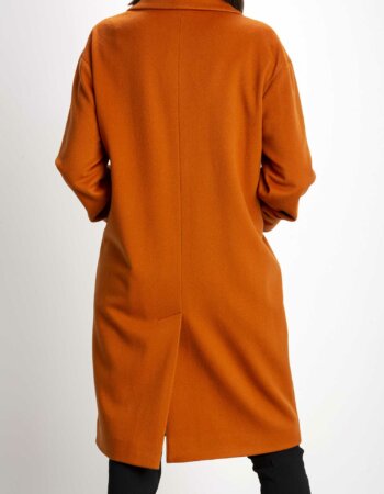 TAGLIATORE-CAPPOTTO MISTO KAS. MONO PETTO-TAKYRA350001U ARANCIO