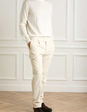 TAGLIATORE-PANTALONE-TALANG14800005 BIANCO