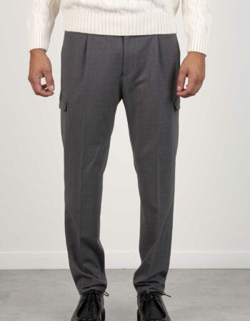 TAGLIATORE-PANTALONE ELASTICO IN LANA-TALANG970137 GRIGIO