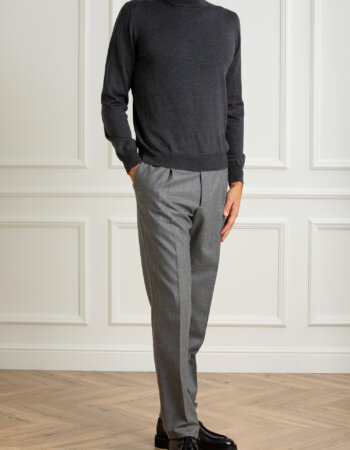 TAGLIATORE-MAGLIA LUPETTO MERINOS-TALIONELGSI24 ANTRACITE