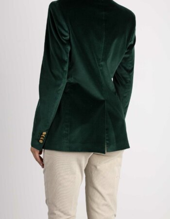 TAGLIATORE-GIACCA VELLUTO DOPPIO PETTO-TAPARIGI10B800007 VERDE