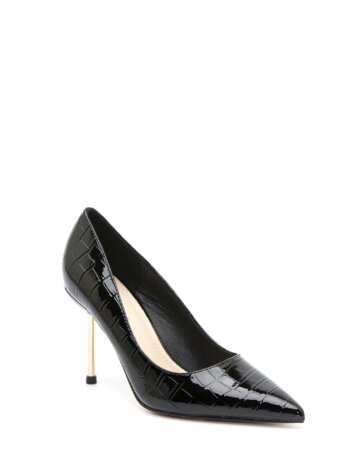 TWENTY FOURHAITCH-DECOLTE PUMP SCINTILLANTE-TWCOPAL NERO