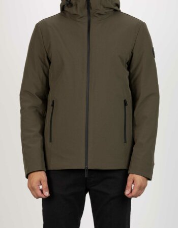 WOOLRICH-PACIFIC SOFT SHELL JACKET-WLWOOU0791MRUT3496 GREEN