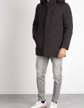 WOOLRICH-MOUNTAIN STRETCH DOWN PARKA-WLWOOU0803MRUT3339 BLACK