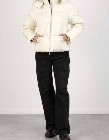 WOOLRICH-ALSEA SHORT DOWN PUFFER-WLWWOU0883FRUT1148 MILKY