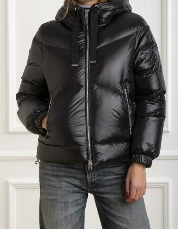 WOOLRICH-GIACCONE ALIQUIPPA SHORT PUFFER-WLWWOU0927FRUT3085A4 BLACK