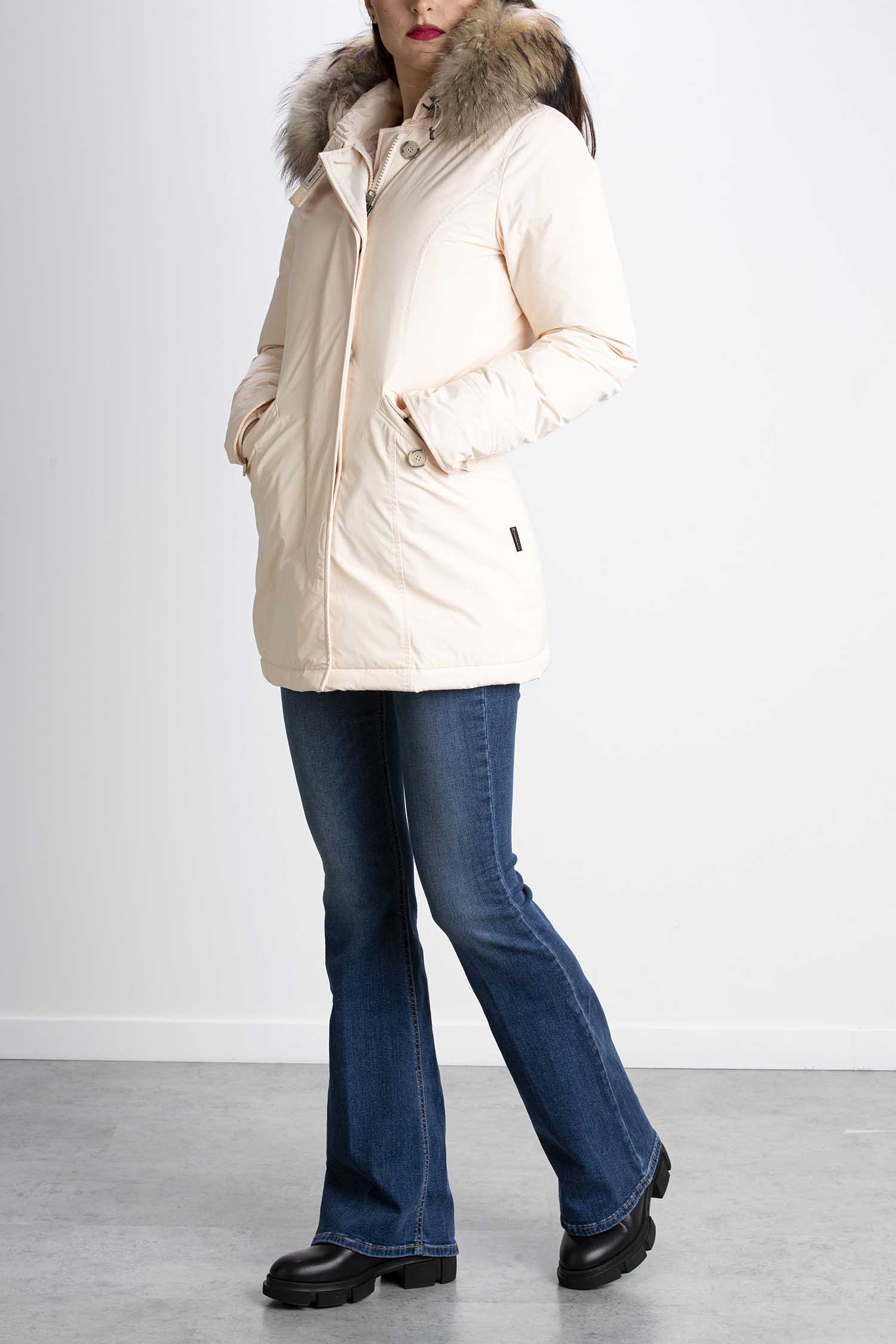 WOOLRICH ARTICK PARKA LUXURY DONNA Donna WOOLRICH-ARTICK PARKA LUXURY DONNA-WWOU0652FTRU3128 PANNA