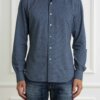 XACUS-CAMICIA SLIM FIT FANTASIA-XA71623658 BLU