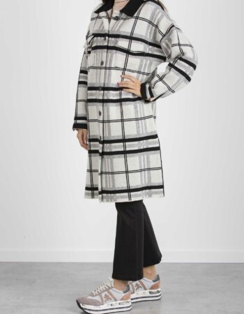 ALBARENA-CAPPOTTO IN MAGLIA QUADRO-ALBA5016 BIA