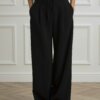 ALPHA-PANTALONE WIDE LEG COULISSE-APAD8655Q NERO