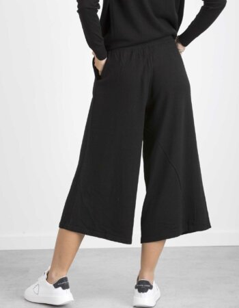 ALESSIA SANTI-PANTALONE IN MAGLIA-ASSD23005 NER