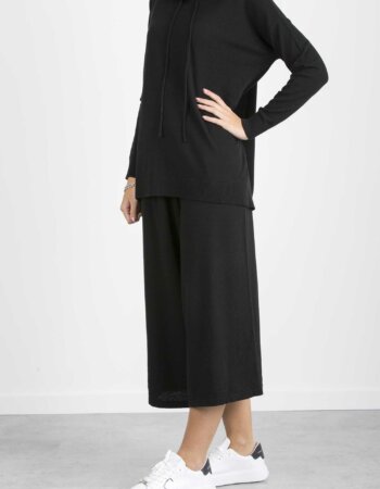 ALESSIA SANTI-MAGLIA CAPPUCCIO-ASSD53019 NER