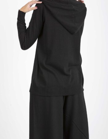 ALESSIA SANTI-MAGLIA CAPPUCCIO-ASSD53019 NER