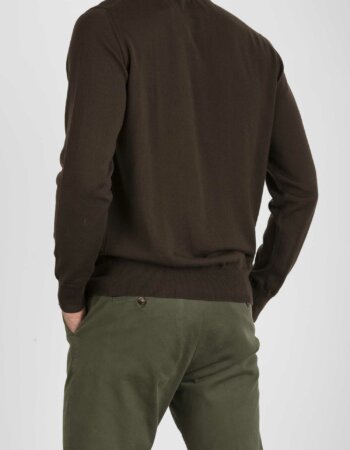 ALTEA-MAGLIA GIRO MERINOS-AT2161126 MORO