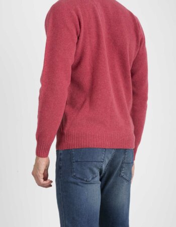 ALTEA-MAGLIA GIRO SHETLAND-AT2161200 ROSA