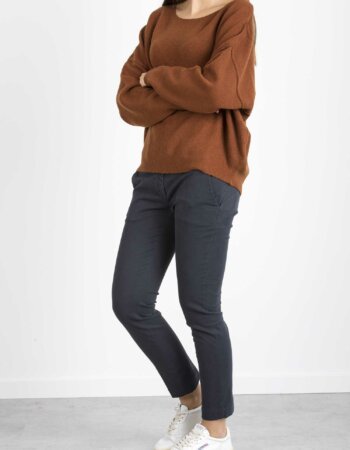 -MAGLIA COLLO AMPLIO-AVDAM225 BRU