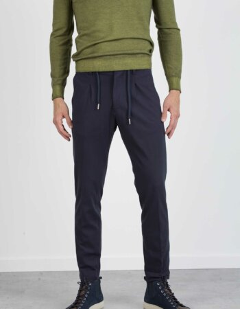 CRUNA-PANTALONE MITTE JERSY-CRUMITTE827 BLU