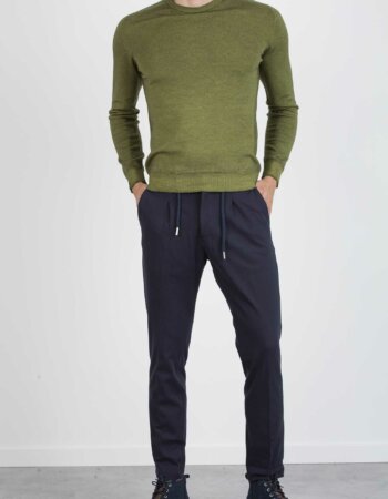 CRUNA-PANTALONE MITTE JERSY-CRUMITTE827 BLU