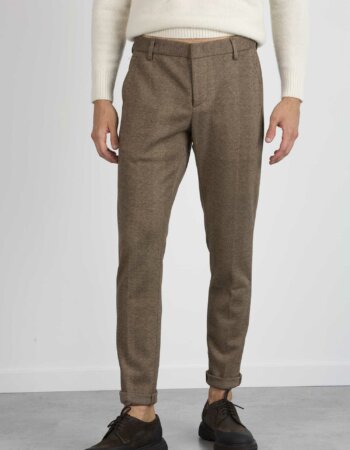 DONDUP-PANTALONE GAUBERT HERRINGBONE-DDUP235FS0238U CAM