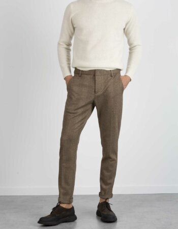 DONDUP-PANTALONE GAUBERT HERRINGBONE-DDUP235FS0238U CAM