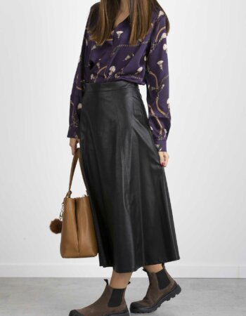 EMME MARELLA-GONNA-EMCOMICA NERO