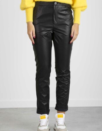 EMME MARELLA-PANTALONE-EMCOPY NERO