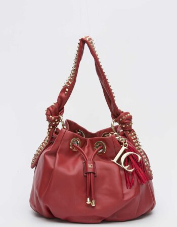 LA CARRIE-BORSA SDUDS KNOT BUCKET SYNTHETIC-LC112MEM107SYN RED