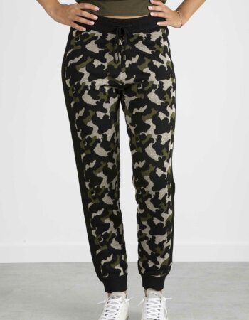 LIU JO-PANTALONE LUNGO IN MAGLIA-LJTF1201MA59L CAMUF