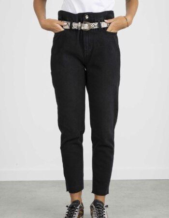 LIU JO-PANTALONE CANDY H.W-LJUF1048D4623 NERO