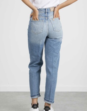 LIU JO-ECS PANTALONE BOYFRIEND H.W-LJUF1064D4641 DENIM