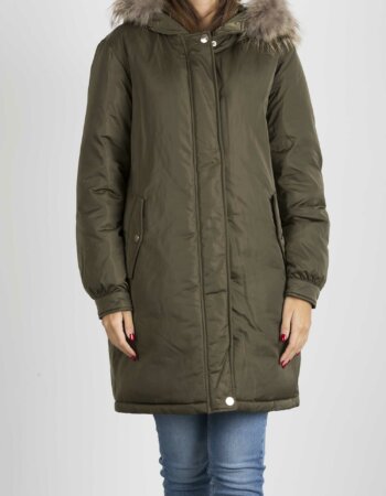 LIU JO-PARKA IMBOTTITO PIUMA LUNGO-LJWF1079T5033 VERDE