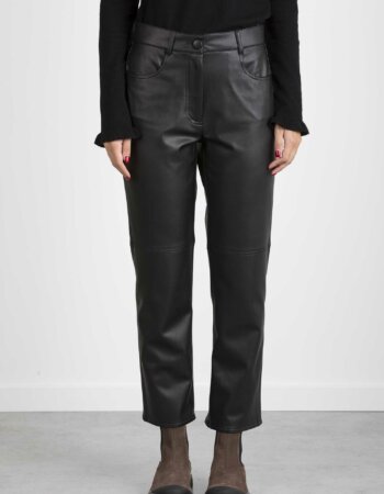 MARELLA-PANTALONE IN JERSEY-MAVALDENA NERO