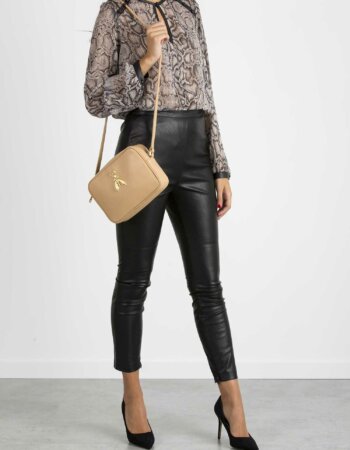 PINKO-LEGGINS SIMILPELLE-PKRYNEK NERO