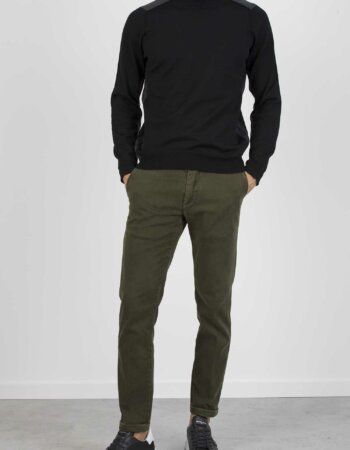 ROBERTO COLLINA-MAGLIA LUPETTO MERINOS-RCRF07006 NER