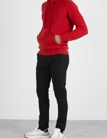 ROBERTO COLLINA-MAGLIA CAPPUCCIO CALDO COT.-RCRF45007 ROS