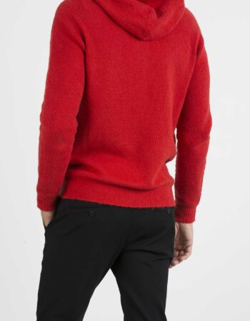ROBERTO COLLINA-MAGLIA CAPPUCCIO CALDO COT.-RCRF45007 ROS
