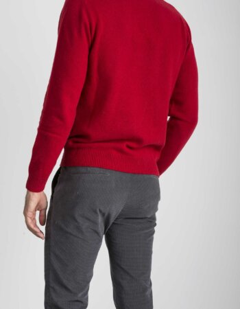 -MAGLIA GIRO CASHMERE RICICLATO-REBM930KI ROS