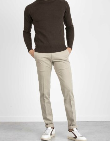 RE-HASH-PANTALONE MUCHA TENCEL QUADRO-RHP0377772 BEI