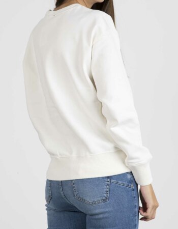 RALPH LAUREN-FELPA CHIUSA GIROCOLLO-RL847424 PANNA