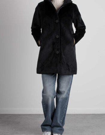 RRD-GIUBBINO CAPP VELVET-RRDWES507 NERO
