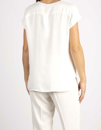 MARELLA-BLUSA SCOLLO V-MABRINA LANA