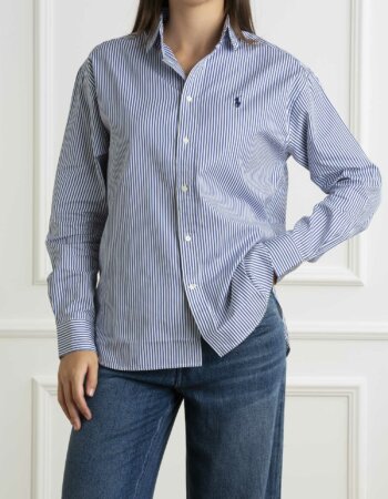 RALPH LAUREN-CAMICIA DONNA RIGA M/L-RL910743A24 NAVY