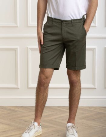 40WEFT-BERMUDA CHINO REGULAR FIT-40LENNYBE1702 VERDE