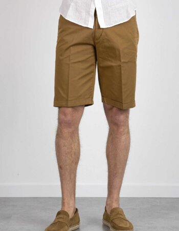 40WEFT-BERMUDA CHINO BASIC SLIM FIT-40LENNYBE7262 TABACCO